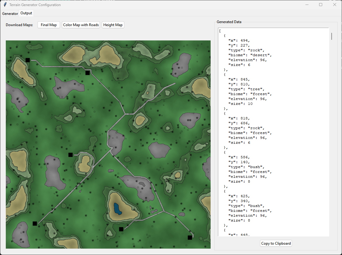 Terrain Generator Results