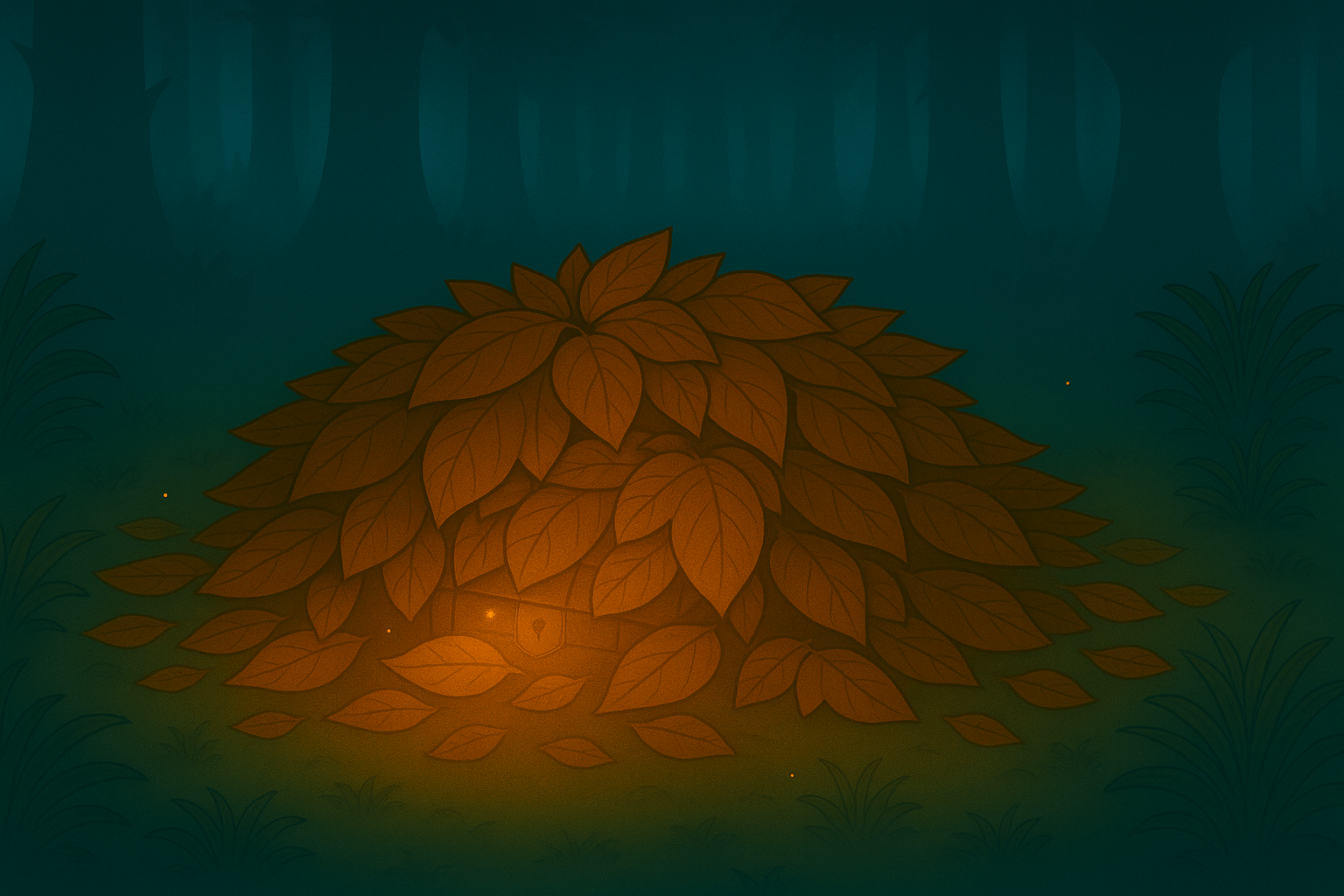 Professor Bumblegear reveals an ancient treasure map glowing with magical symbols!
