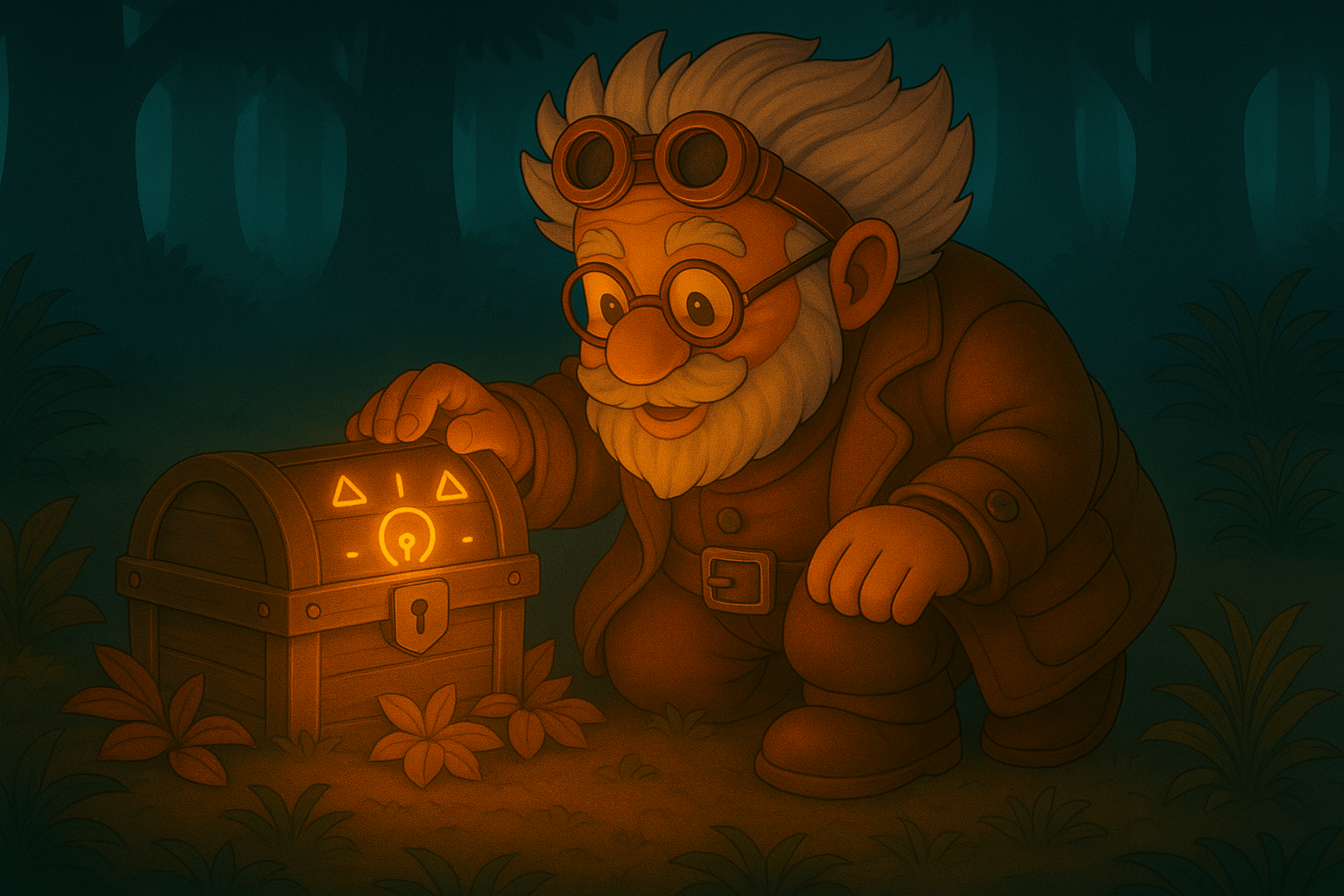 Your workbench sparkles with golden tools and magical building materials!