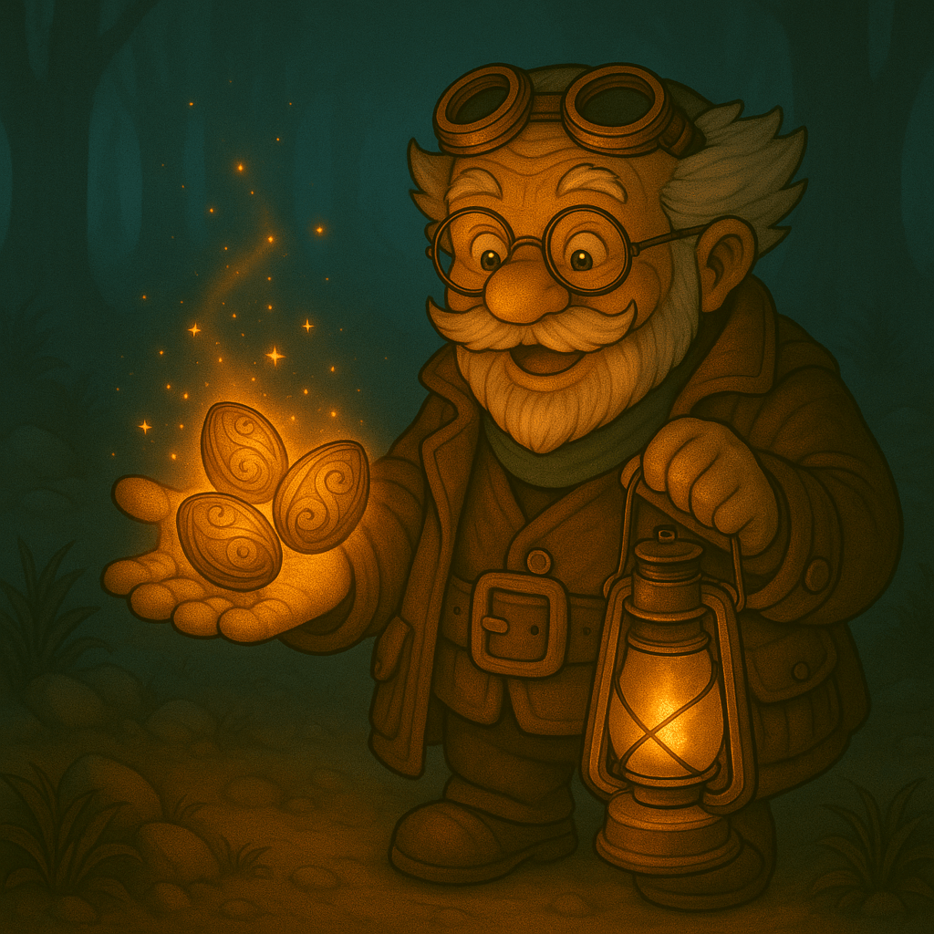 Professor Bumblegear discovers ancient magical seeds!