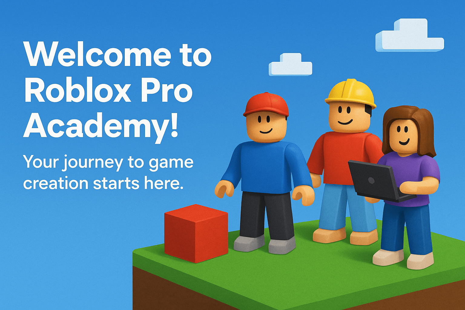 Welcome to Roblox Pro Academy! Your journey to game creation starts here.