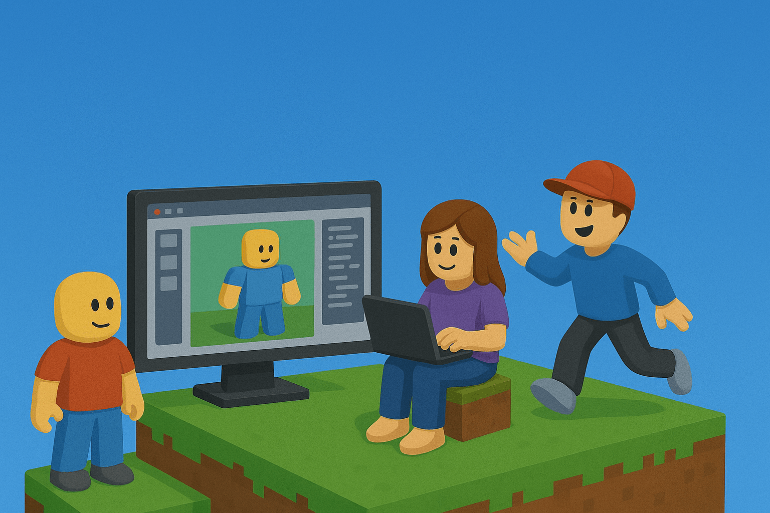 Step by step, you'll learn to create amazing Roblox games!